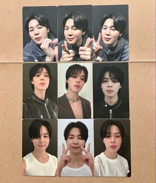 BTS 公式 ALBUM JIMIN ジミン『FACE』ランダム トレカ 9枚セット
