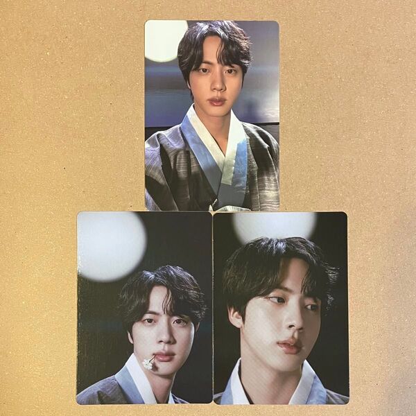 BTS 公式 DALMAJUNG ダルマジュン 2022 ミニフォト MINI PHOTO CARD JIN 3枚セット