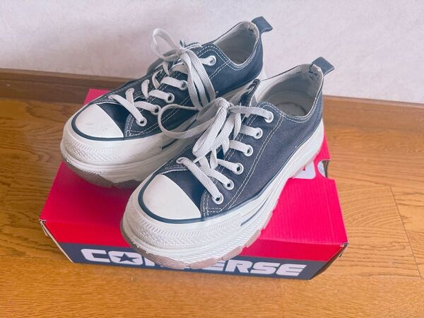 CONVERSE RUN STAR HIKE HI 厚底スニーカー 24.5cm ブラック