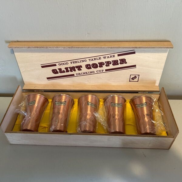 GLINT COPPER DRINKING CUP 5個セット 銅コップ 銅タンブラー