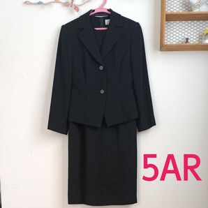 ブラックフォーマル 喪服 礼服 ジャケット ワンピース 2点セット 5号