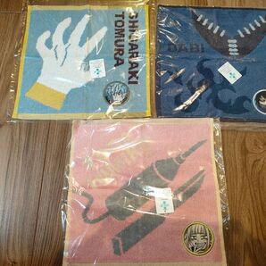 【新品】3枚 抗菌防臭 タオルハンカチ 僕のヒーローアカデミア トガ 荼毘 死柄木 ヒロアカ