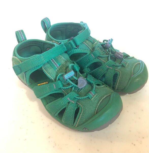 KEEN シーキャンプツー SEACAMP2 18.5cm グリーン 緑