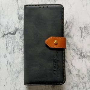 Xiaomi 12T スマホケース 手帳型 レザー 耐衝撃 マグネット式 ケース カード収納 ブラック