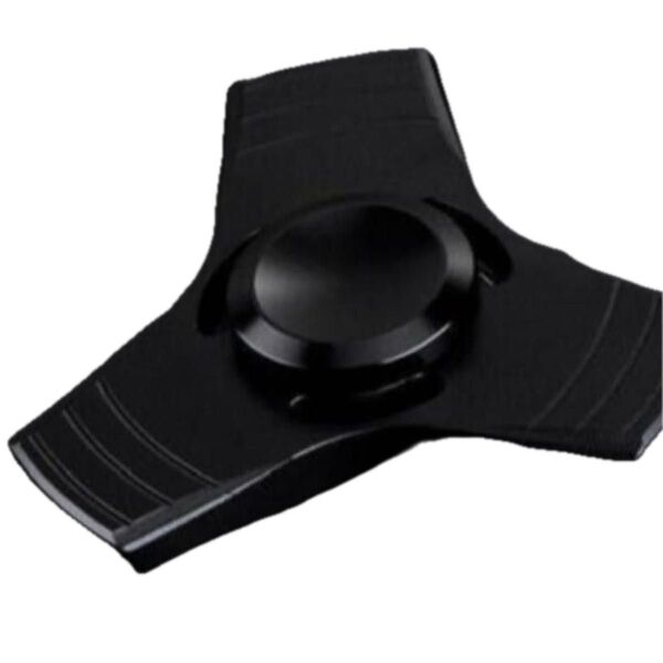 Hand spinner 三枚羽 ハンドスピナー ブラック 黒色 玩具ケース付き