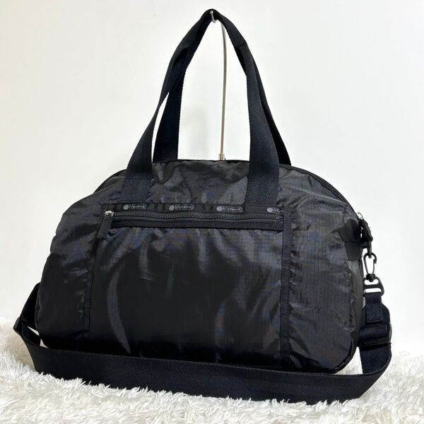 【美品】 レスポートサック ボストンバッグ ショルダーバッグ 2way
