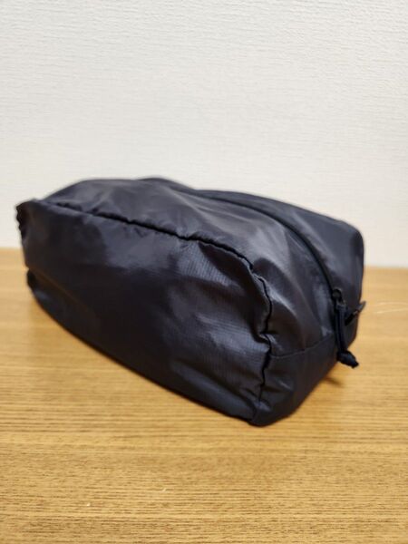 無印良品 ポケッタブル ナイロンシューズバッグ ネイビー ※廃盤品