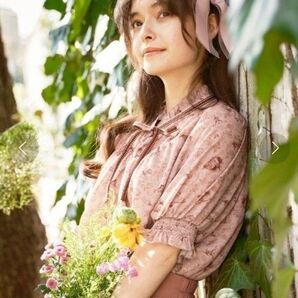 アクシーズファム ポエティック ディズニー バンビ ブラウス リボン ピンク