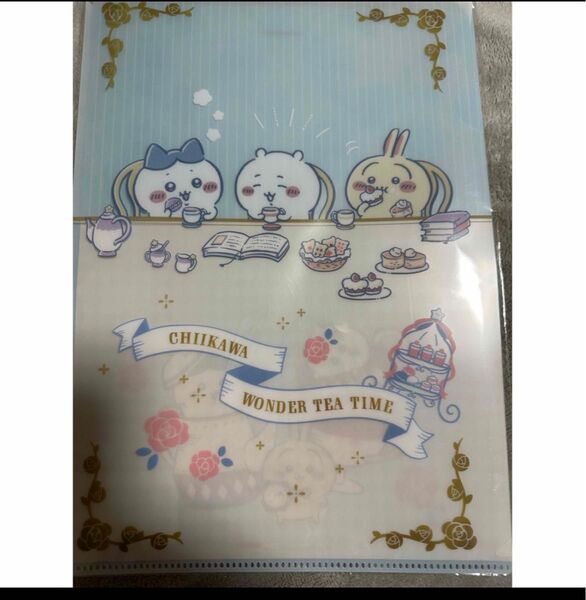 ちいかわ クリアファイル ティータイム ハチワレ うさぎ