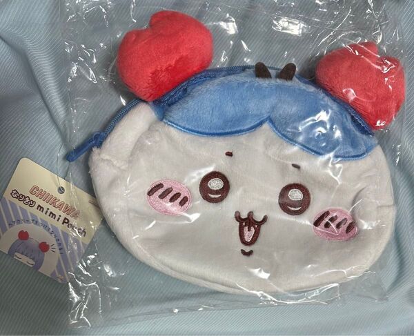 なりきりmimiポーチ ハチワレ ちいかわ 古本屋 クリップ 耳 カニ