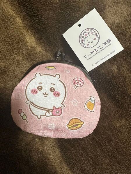 もぐもぐ本舗 がま口 ちいかわ ピンク 小物入れ ポーチ 財布 小銭入れ