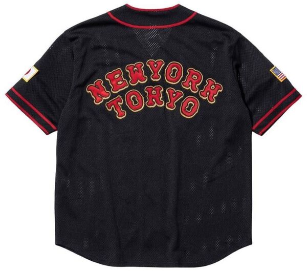 Supreme x Homerun Baseball Jersey "Black"