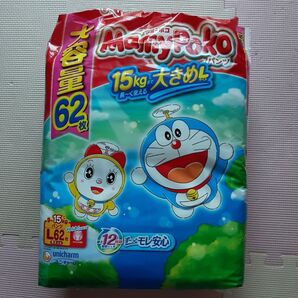 マミーポコ パンツ Lサイズ 大容量 62枚入り ドラえもん 送料込み