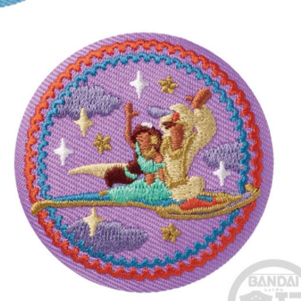 Disney Characters 刺繍缶バッジ 12 アラジン