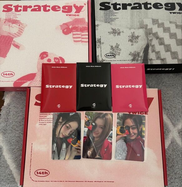 TWICE strategy アルバム 3種セット 特典付き