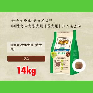 ニュートロ ナチュラルチョイス ラム&玄米 中型~大型犬用 成犬用 14kg