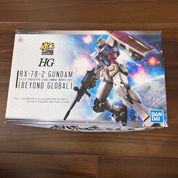 HG RX-78-2 ガンダム BEYOND GLOBAL 未組立 ビヨンドグローバル