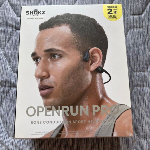 SHOKZ OpenRun Pro SKZ-EP-000007 骨伝導イヤホン ブラック
