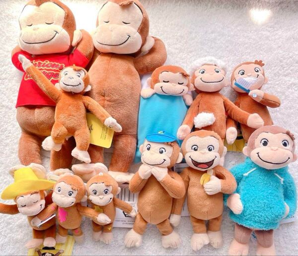 おさるのジョージ ぬいぐるみ&マスコット 12点 セット まとめ売り