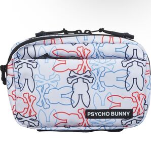 サイコバニー PSYCHO BUNNY ラウンド小物 PHLA ポーチ ホワイト ゴルフ