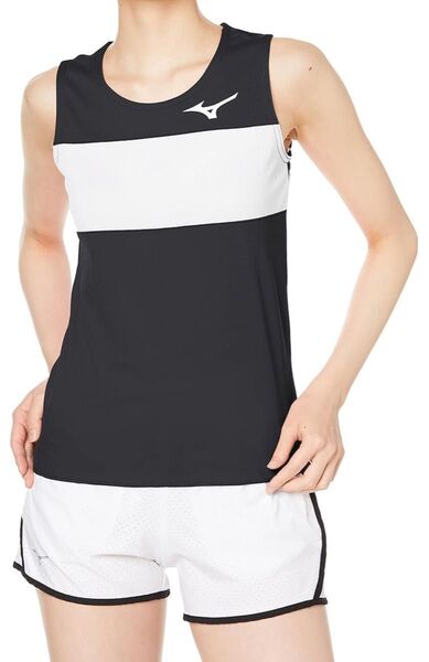 【M】ミズノ 陸上ウェア レーシングシャツ ランニングシャツ ノースリーブ タンクトップ 陸上競技 U2MA0250 レディース