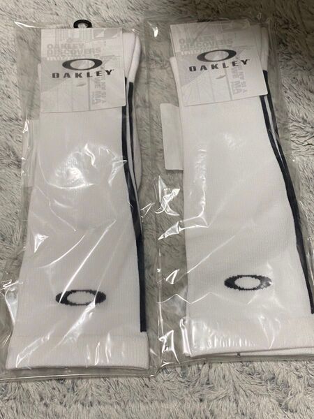 *2セット*【ホワイト22-24】 Oakley Golf Socks ELEVATE GOLF SOCKS オークリー ゴルフ