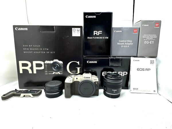 EOS RPゴールド+RF35mm f1.8 MACRO IS STM +コントロールリングマウントアダプター