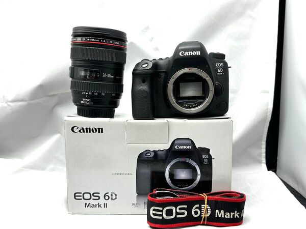 Canon EOS 6D mark2 + EF24-105mm f4L IS USMセットでの出品です!