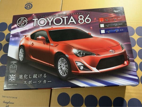 ラジコン おもちゃ TOYOTA 86 トヨタ 遊び レッド