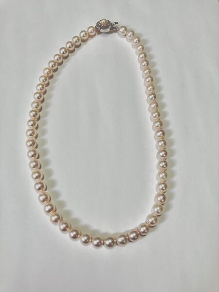 ジュエリーマキ パールネックレス silver 刻印