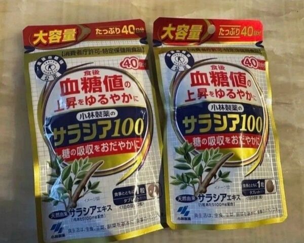 小林製薬 サラシア 40日分 × 2袋 サプリメント