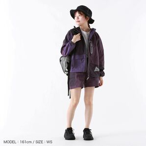 GRAMICCI×and wander グラミチ×アンドワンダー パッチワークウィンドショーツ パープル Lサイズ