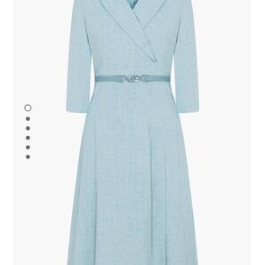 Line addition 韓国 ワンピース ドレス ブランド ブルー