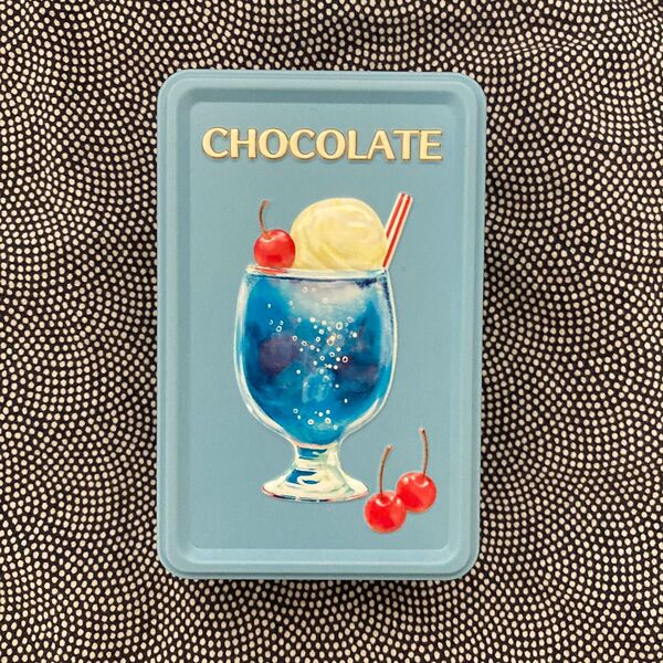メリー はじけるキャンディーチョコレート 空き缶※中身無し