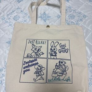 ズートピア トートバッグ 帆布 ディズニー