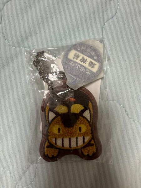 となりのトトロ ほこモコ刺繍シリーズ バッグチャーム ネコバス