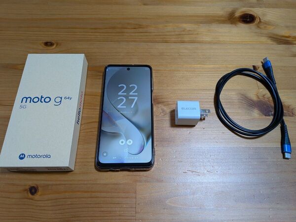 moto g64y バニラクリーム Motorola SIMフリー 中古品