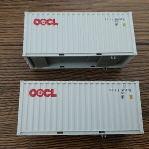 モデルアイコン 20ft 22G1 OOCL コンテナ パーツ取付け済み HOゲージ 海上コンテナ