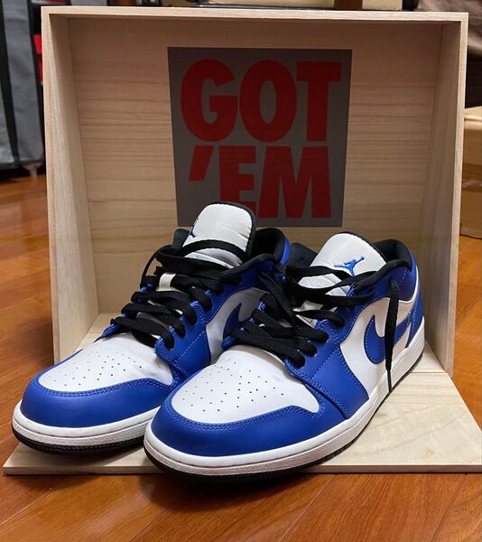 送料無料 NIKE AIR JORDAN 1 LOW "Game Royal" ナイキ エアジョーダン1ロー "ゲーム ロイヤル"