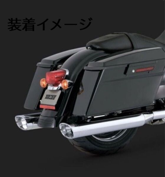 送料無料 Harley-Davidson ツーリング バンス&ハインズ モンスターオーバル スリップオン マフラー