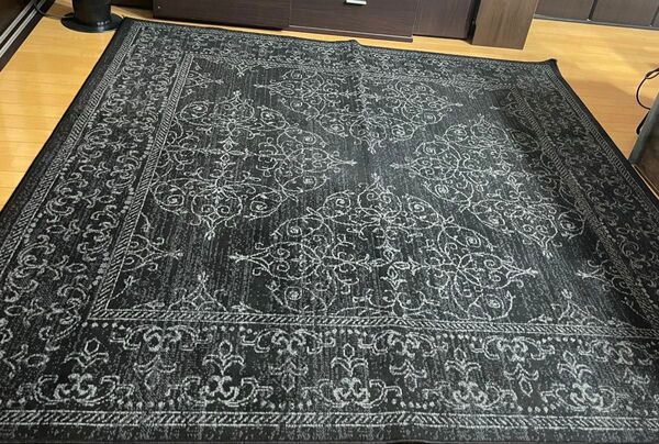 ラグマット 200x200 絨毯 おしゃれ ベルギー じゅうたん アクセント ラグ マット ウィルトン カーペット モノトーン