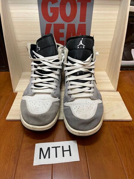 早い者勝ち NIKE AIR JORDAN 1 MID SE CRAFT "Cement Grey" 30cm