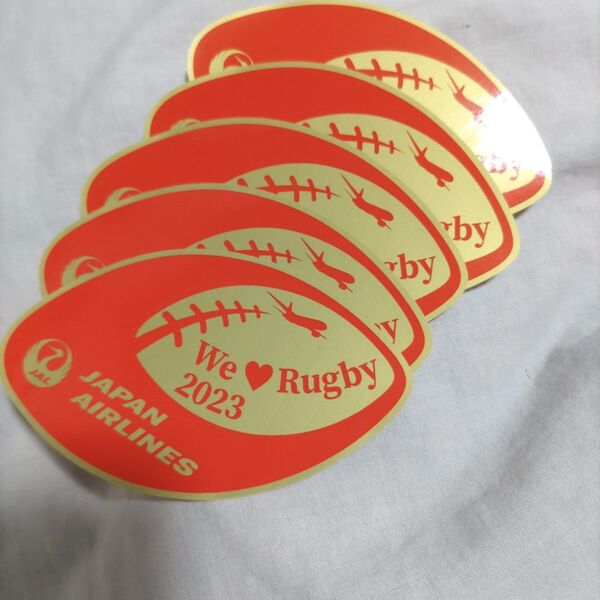 JAL 限定ステッカー We Rugby 2023 シール