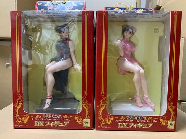 バンプレスト CAPCOM ストリートファイター15thアニバーサリー DXフィギュア 春麗 全2種セット 未開封未使用品