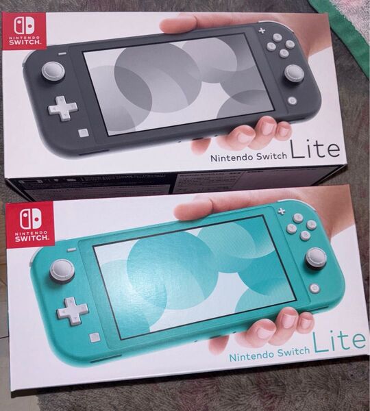 ☆Nintendo Switch Lite☆ニンテンドースイッチライト グレー ターコイズ 新品2台セット