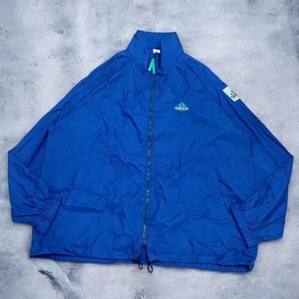 【美品】90s adidas EQUIPMENT ナイロンジャケット ウィンドブレーカー 古着