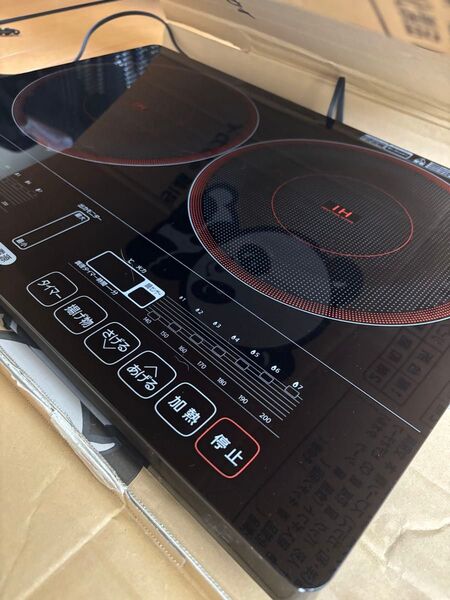 YAMAZEN 2口IH調理器 IHコンロ IHクッキングヒーター