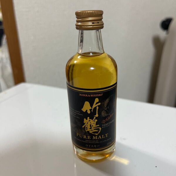 ニッカウヰスキー 竹鶴ピュアモルト ミニチュアボトル 50ml