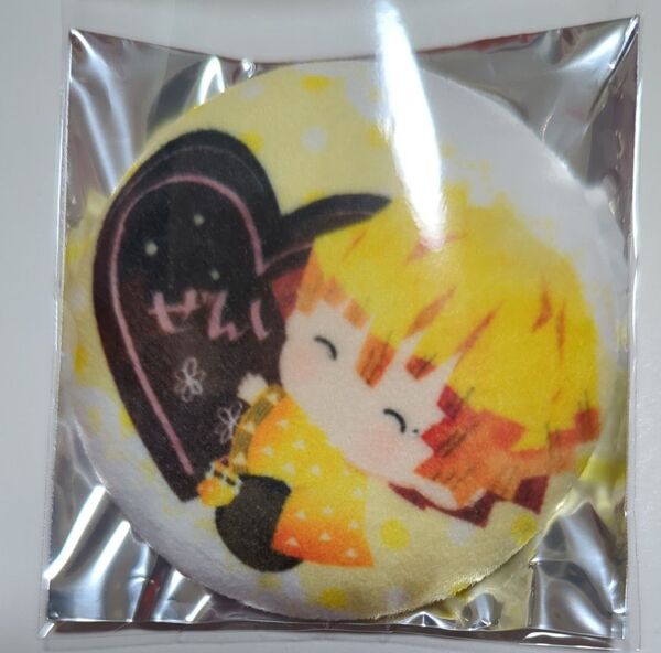 鬼滅の刃 ゆらふわ チョコレートver.ほわほわ缶バッチ 我妻善逸
