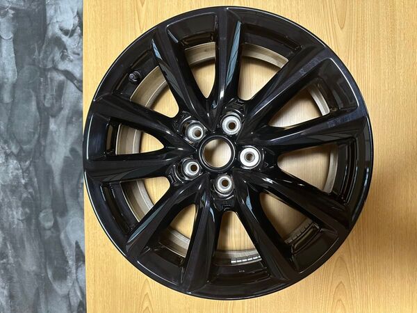 新車外し!MAZDA3純正ホイール18×7J 114.3/5H +45 ブラックトーンエディション マツダ